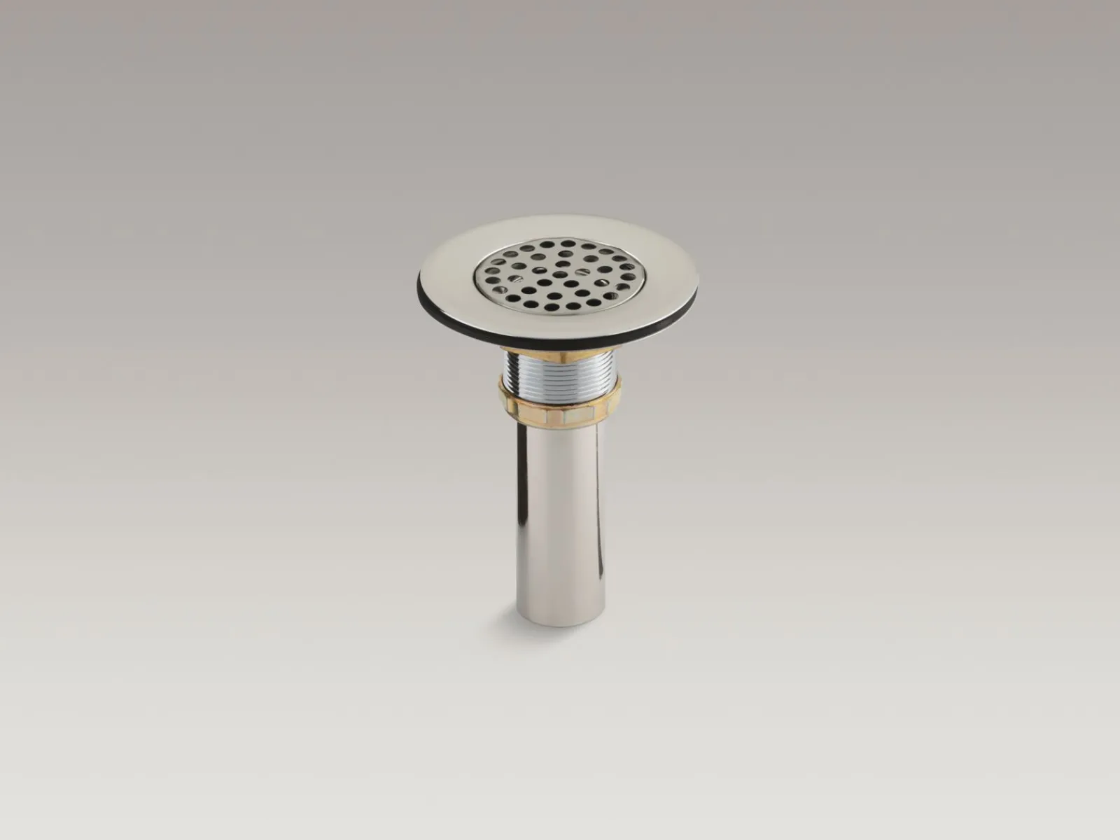 Brass sink drain and strainer with tailpiece for 3-1/2" to 4" outlet^Kohler Outlet
