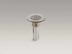 Brass sink drain and strainer with tailpiece for 3-1/2