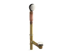 Brass toe tap bath drain^Kohler Discount