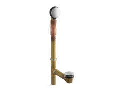 Brass toe tap bath drain^Kohler Discount