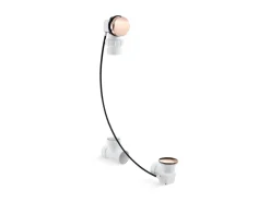 Cable bath drain, less PVC tubing^Kohler Hot