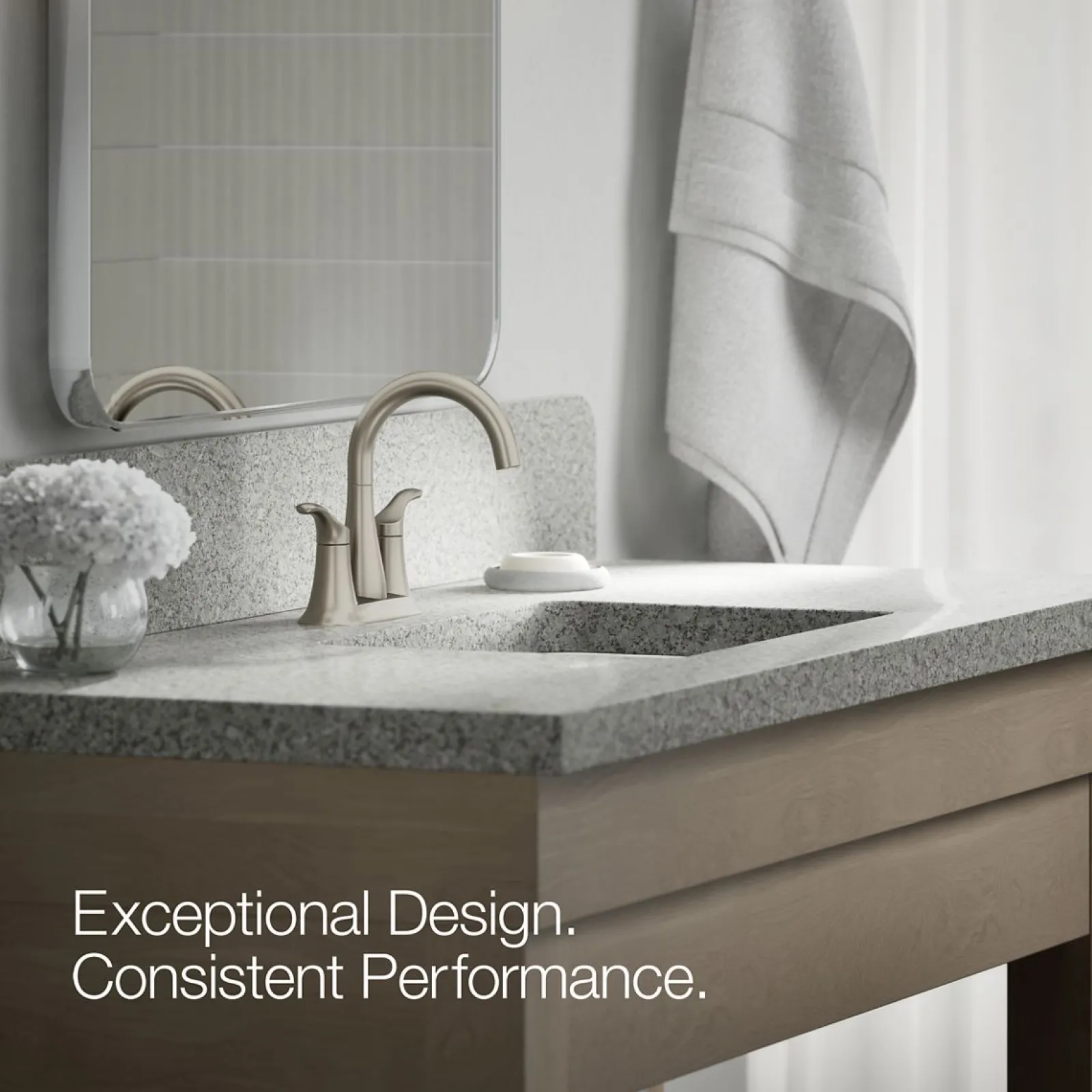 Centerset bathroom sink faucet, 0.5 gpm^Kohler Sale