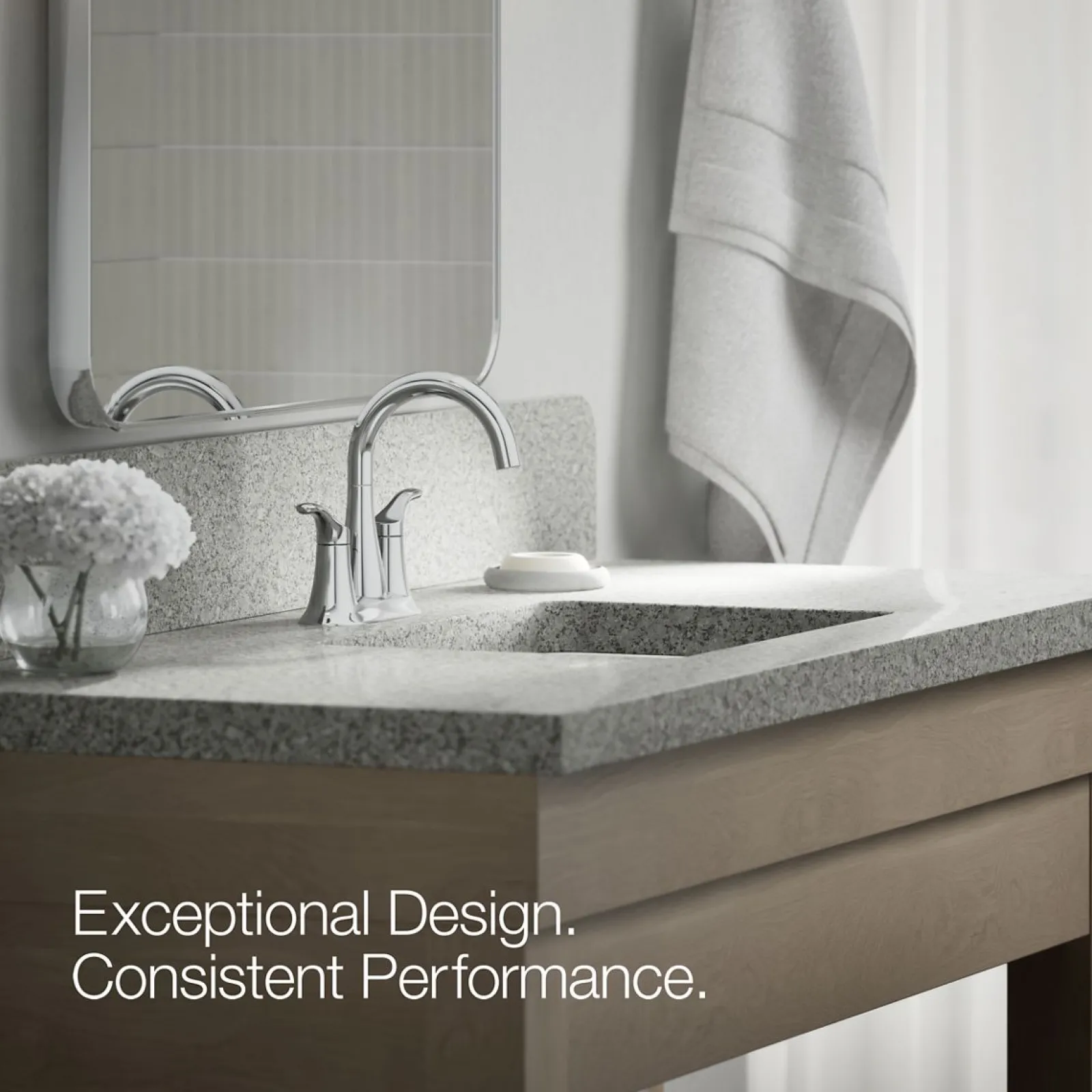 Centerset bathroom sink faucet, 0.5 gpm^Kohler Sale