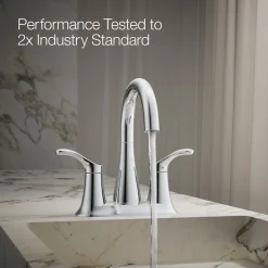 Centerset bathroom sink faucet, 1.2 gpm^Kohler New