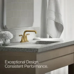 Centerset bathroom sink faucet, 0.5 gpm^Kohler New