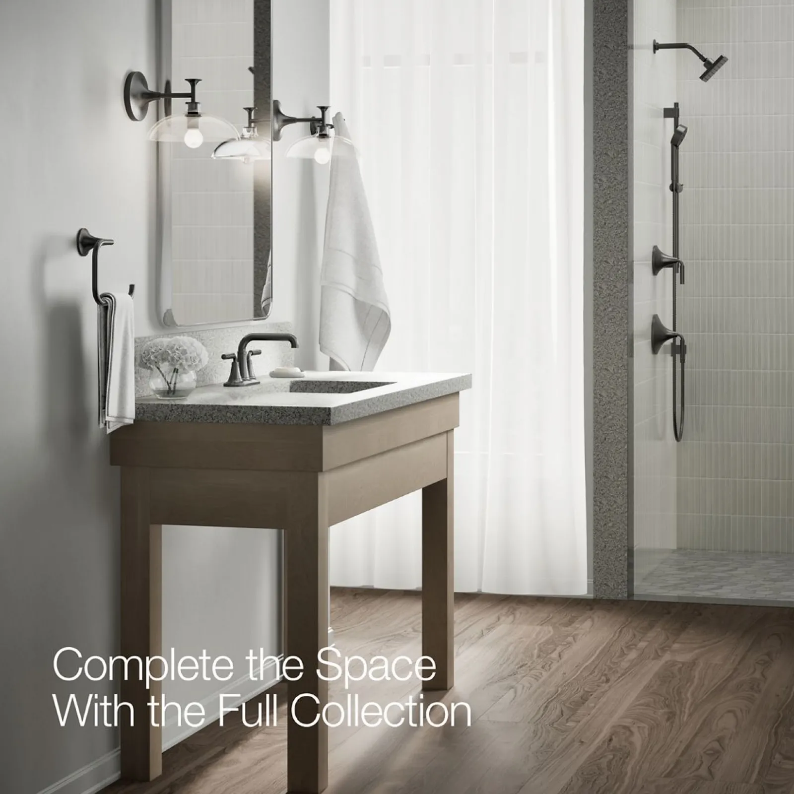 Centerset bathroom sink faucet, 0.5 gpm^Kohler New