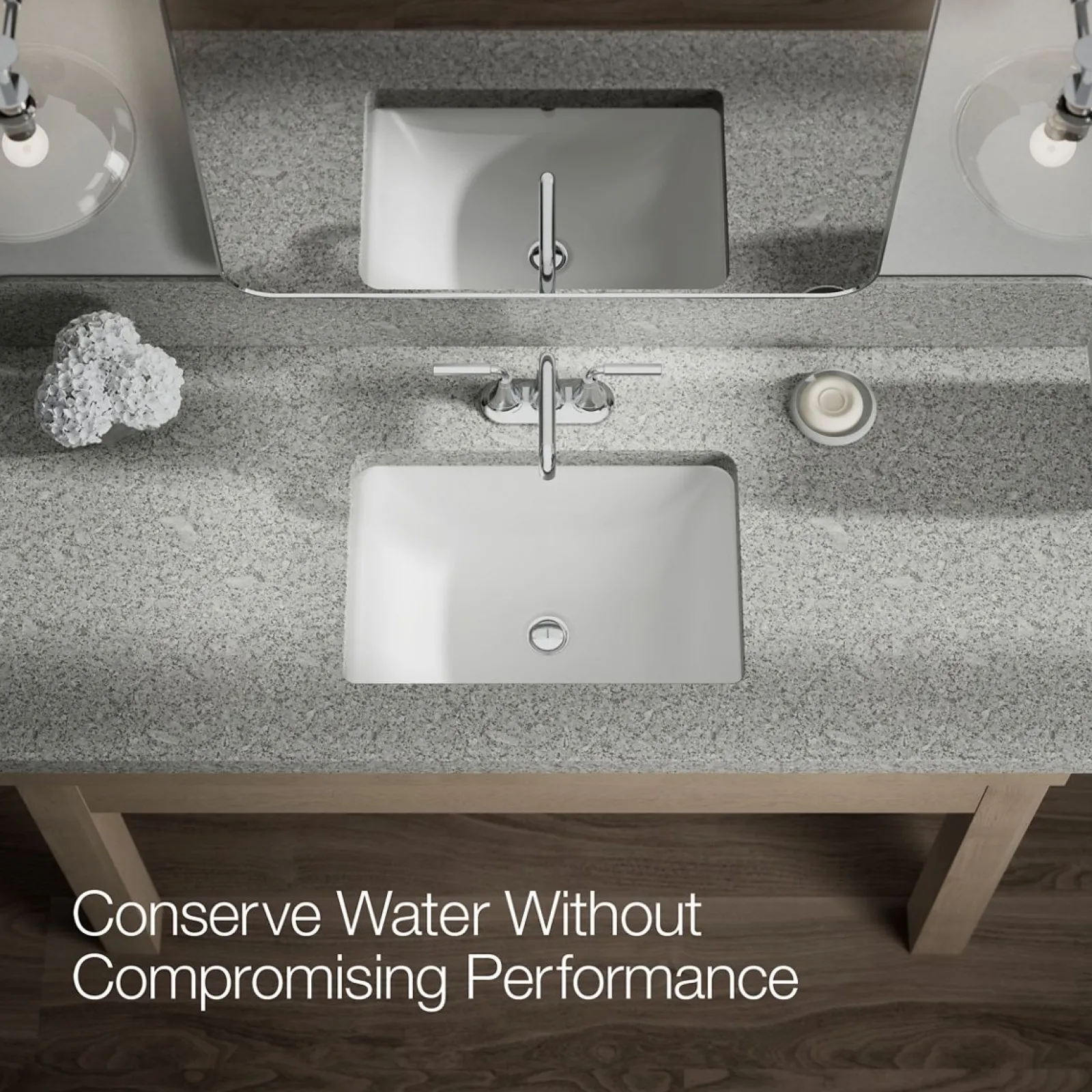 Centerset bathroom sink faucet, 0.5 gpm^Kohler New