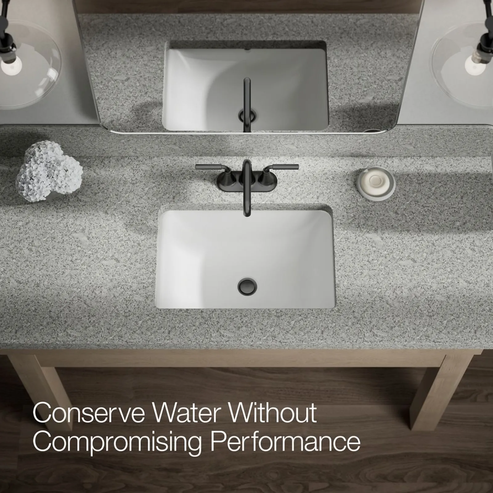 Centerset bathroom sink faucet, 0.5 gpm^Kohler New