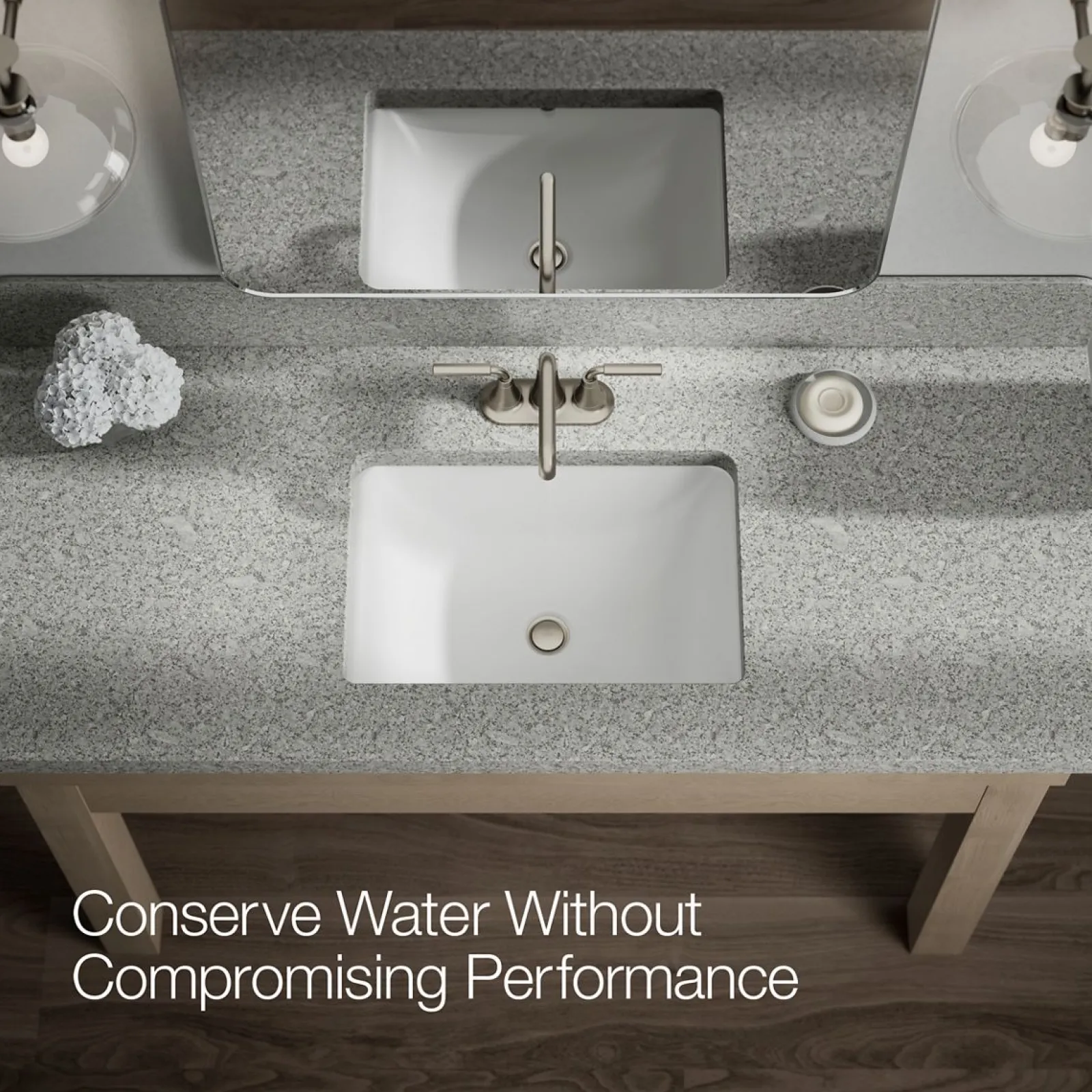 Centerset bathroom sink faucet, 0.5 gpm^Kohler New