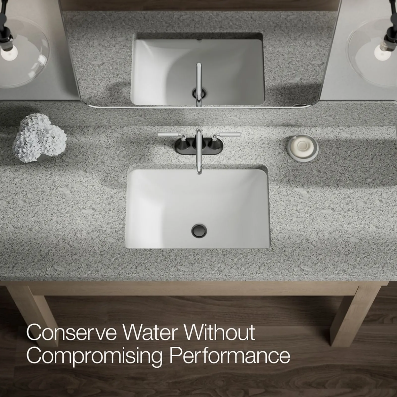Centerset bathroom sink faucet, 0.5 gpm^Kohler New