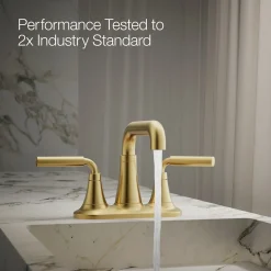 Centerset bathroom sink faucet, 0.5 gpm^Kohler New