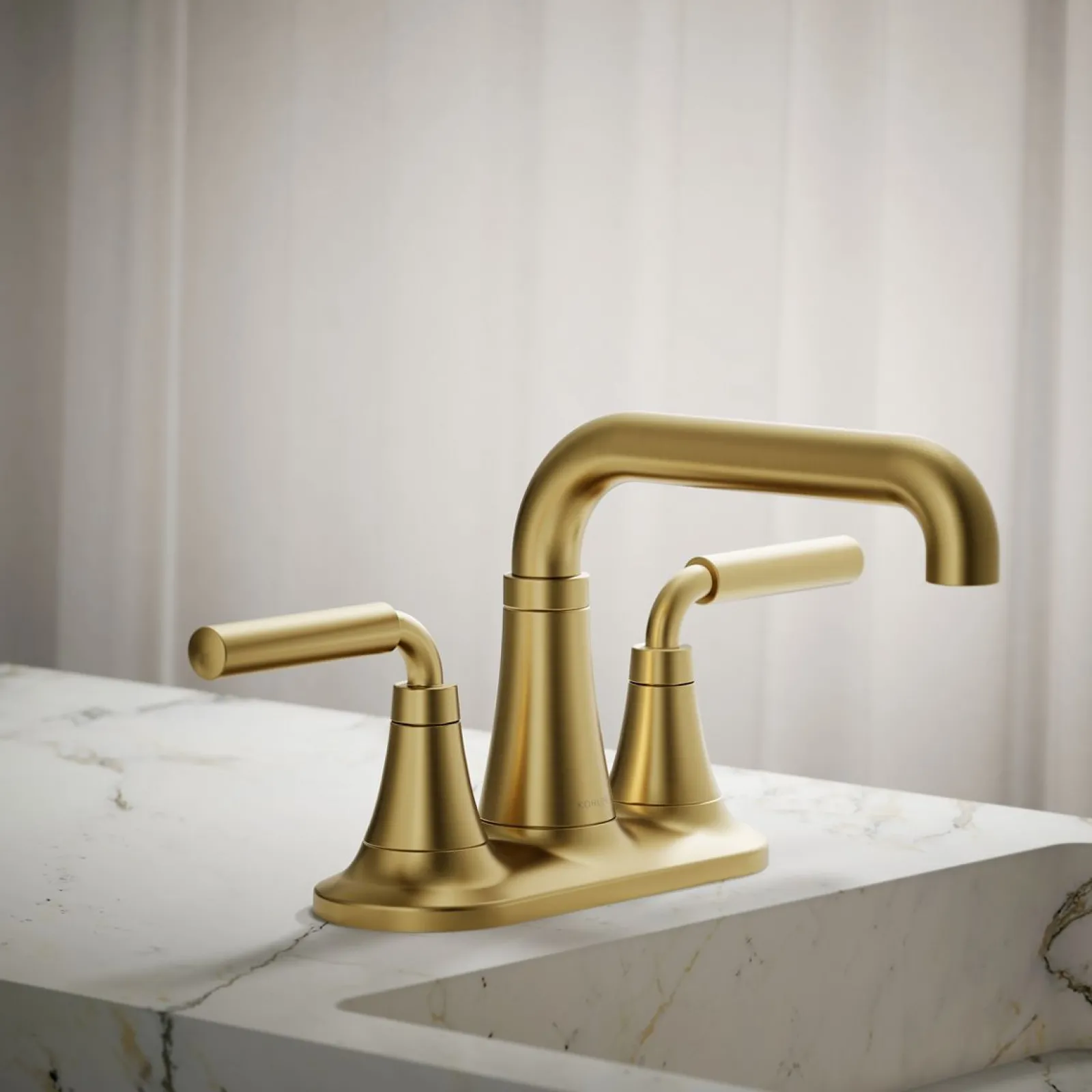 Centerset bathroom sink faucet, 0.5 gpm^Kohler New