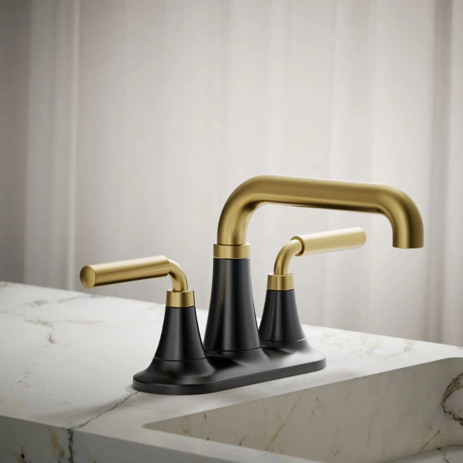Centerset bathroom sink faucet, 0.5 gpm^Kohler New
