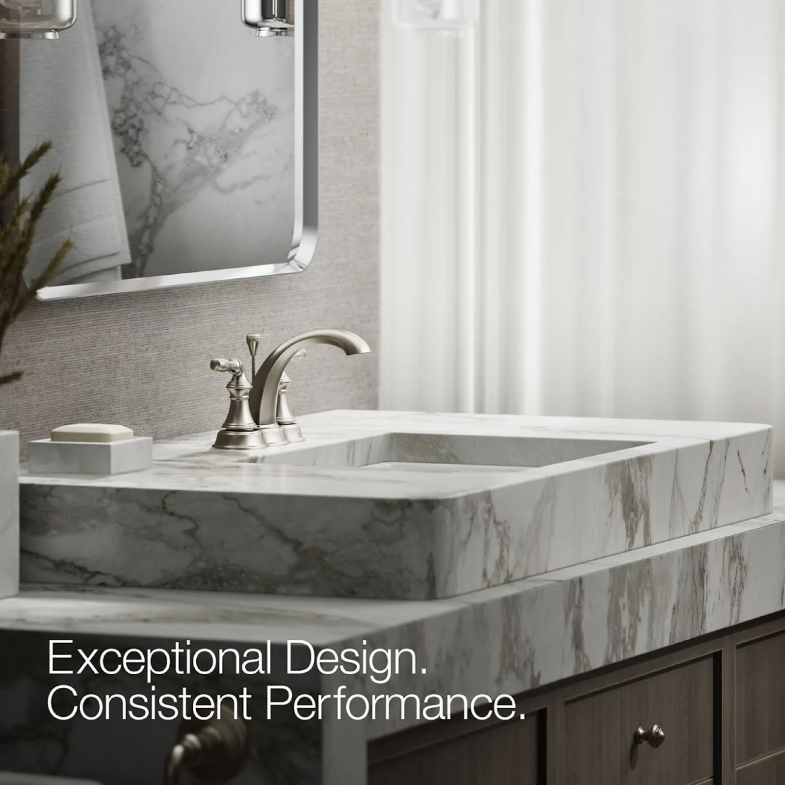 Centerset bathroom sink faucet, 1.2 gpm^Kohler Discount