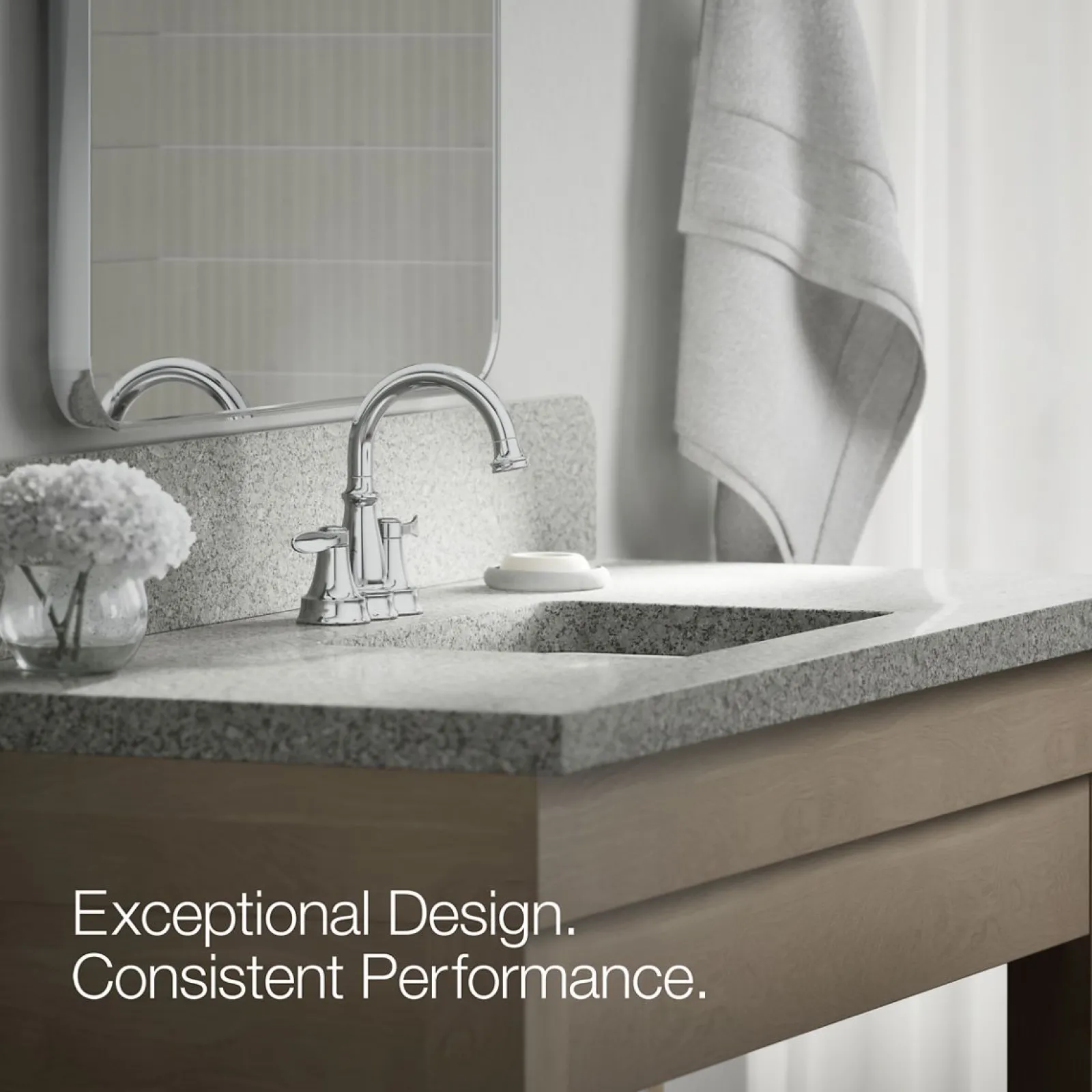 Centerset bathroom sink faucet, 1.2 gpm^Kohler Best