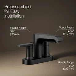 Centerset bathroom sink faucet, 1.2 gpm^Kohler Best