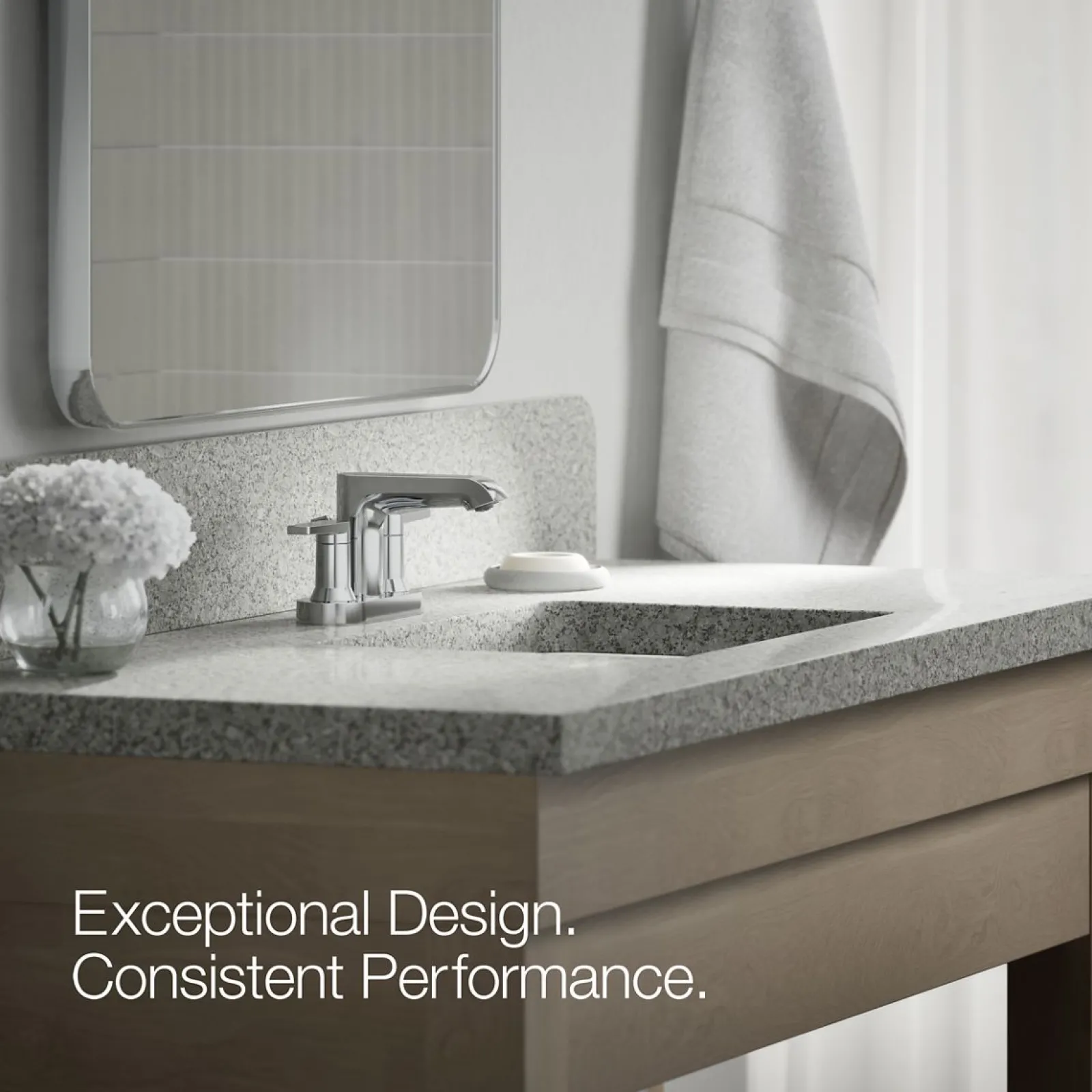 Centerset bathroom sink faucet, 1.2 gpm^Kohler Best