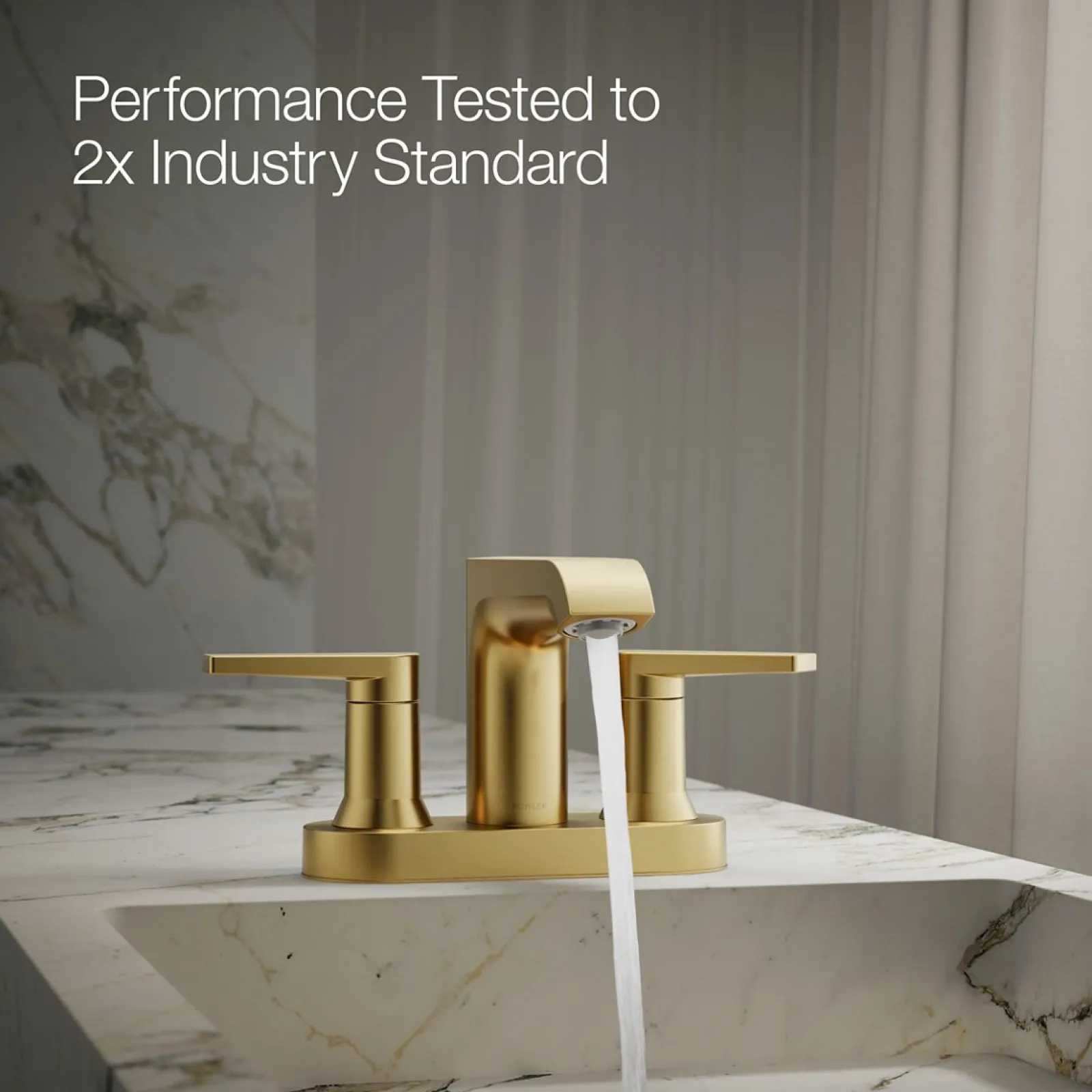 Centerset bathroom sink faucet, 1.2 gpm^Kohler Best