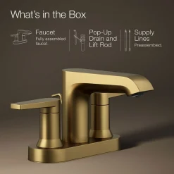 Centerset bathroom sink faucet, 1.2 gpm^Kohler Best