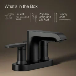 Centerset bathroom sink faucet, 1.2 gpm^Kohler Best