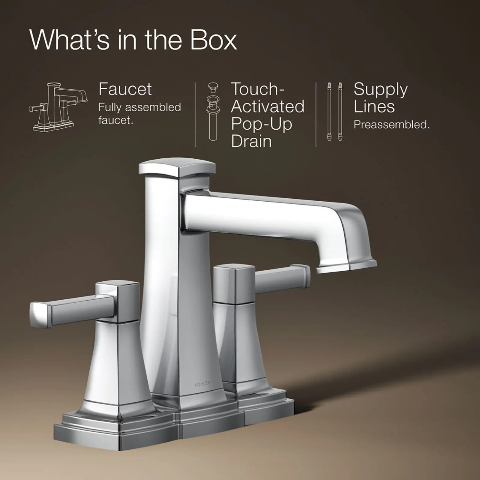 Centerset bathroom sink faucet, 1.2 gpm^Kohler Sale