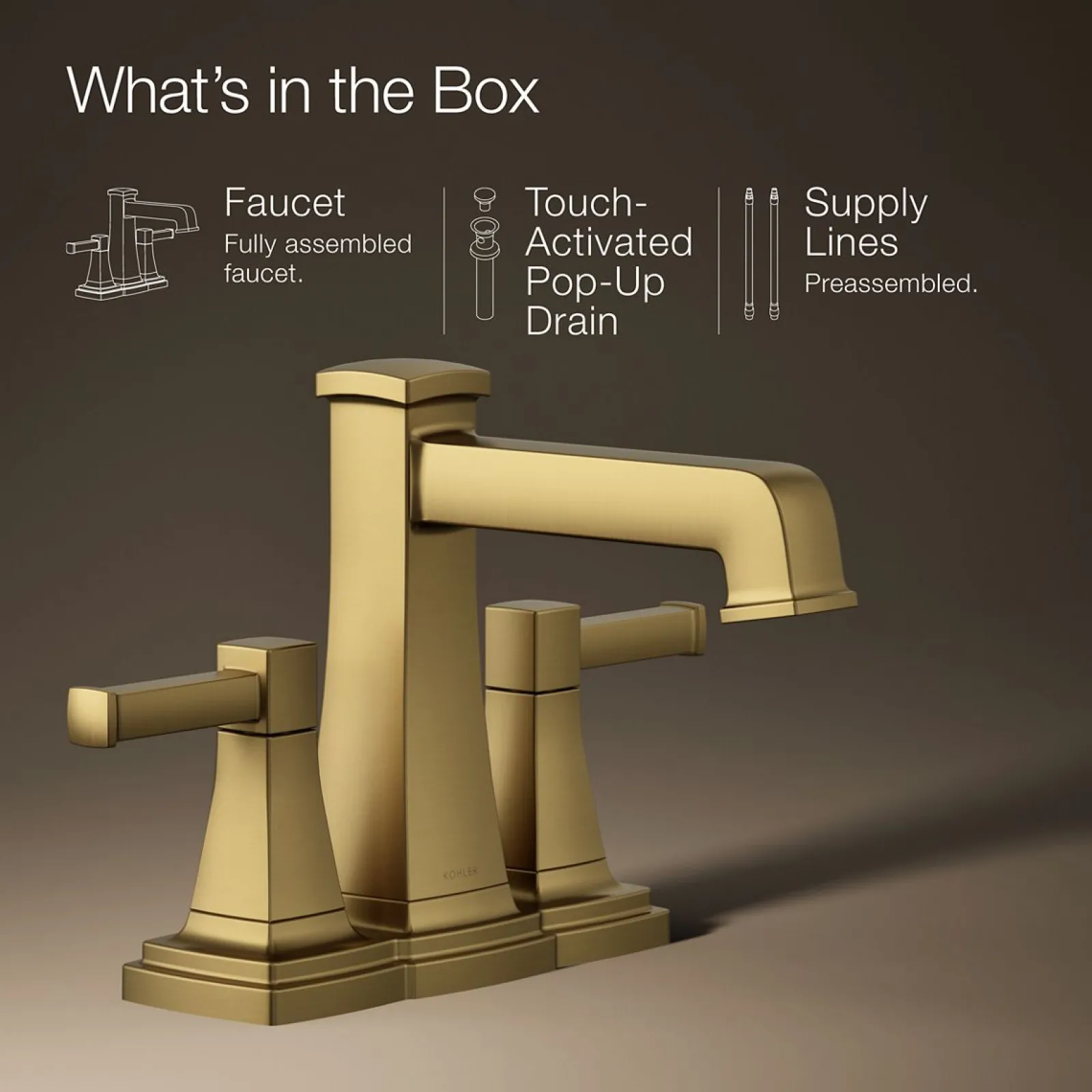 Centerset bathroom sink faucet, 1.2 gpm^Kohler Sale