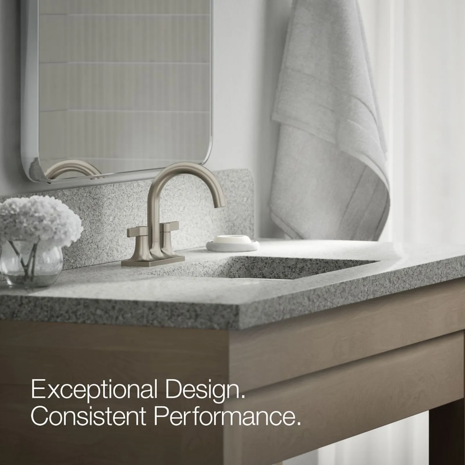 Centerset bathroom sink faucet, 1.2 gpm^Kohler