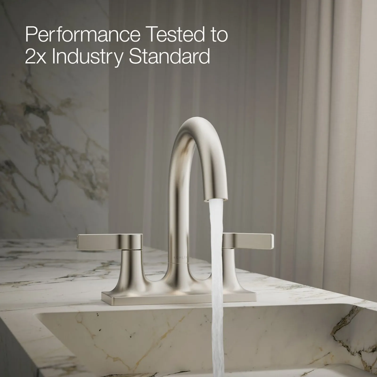 Centerset bathroom sink faucet, 1.2 gpm^Kohler