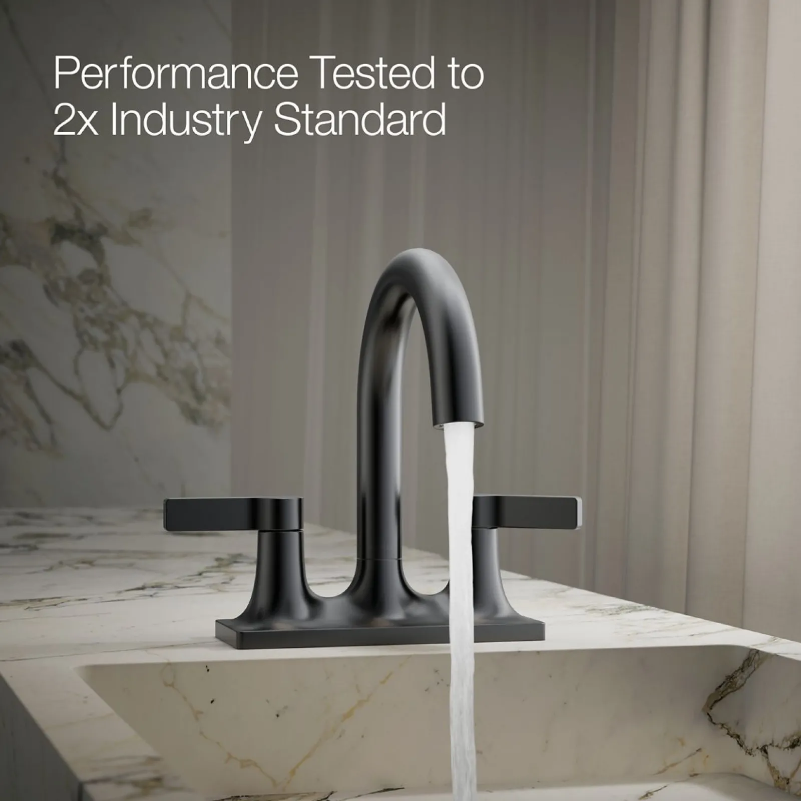 Centerset bathroom sink faucet, 1.2 gpm^Kohler