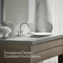 Centerset bathroom sink faucet, 1.2 gpm^Kohler