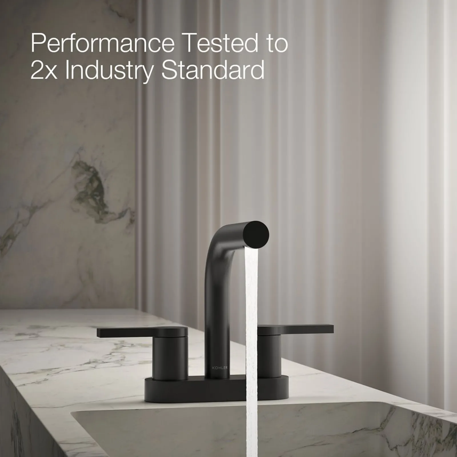 Centerset bathroom sink faucet, 1.2 gpm^Kohler Best