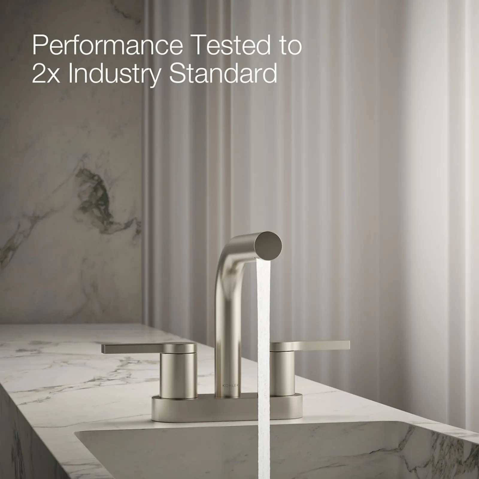Centerset bathroom sink faucet, 1.2 gpm^Kohler Best
