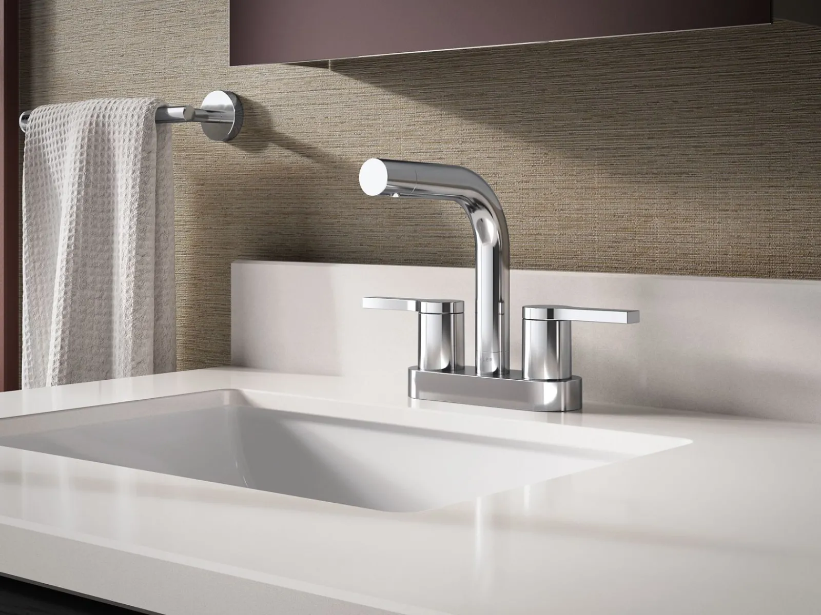 Centerset bathroom sink faucet, 1.2 gpm^Kohler Best