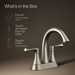 Centerset bathroom sink faucet, 1.2 gpm^Kohler Sale