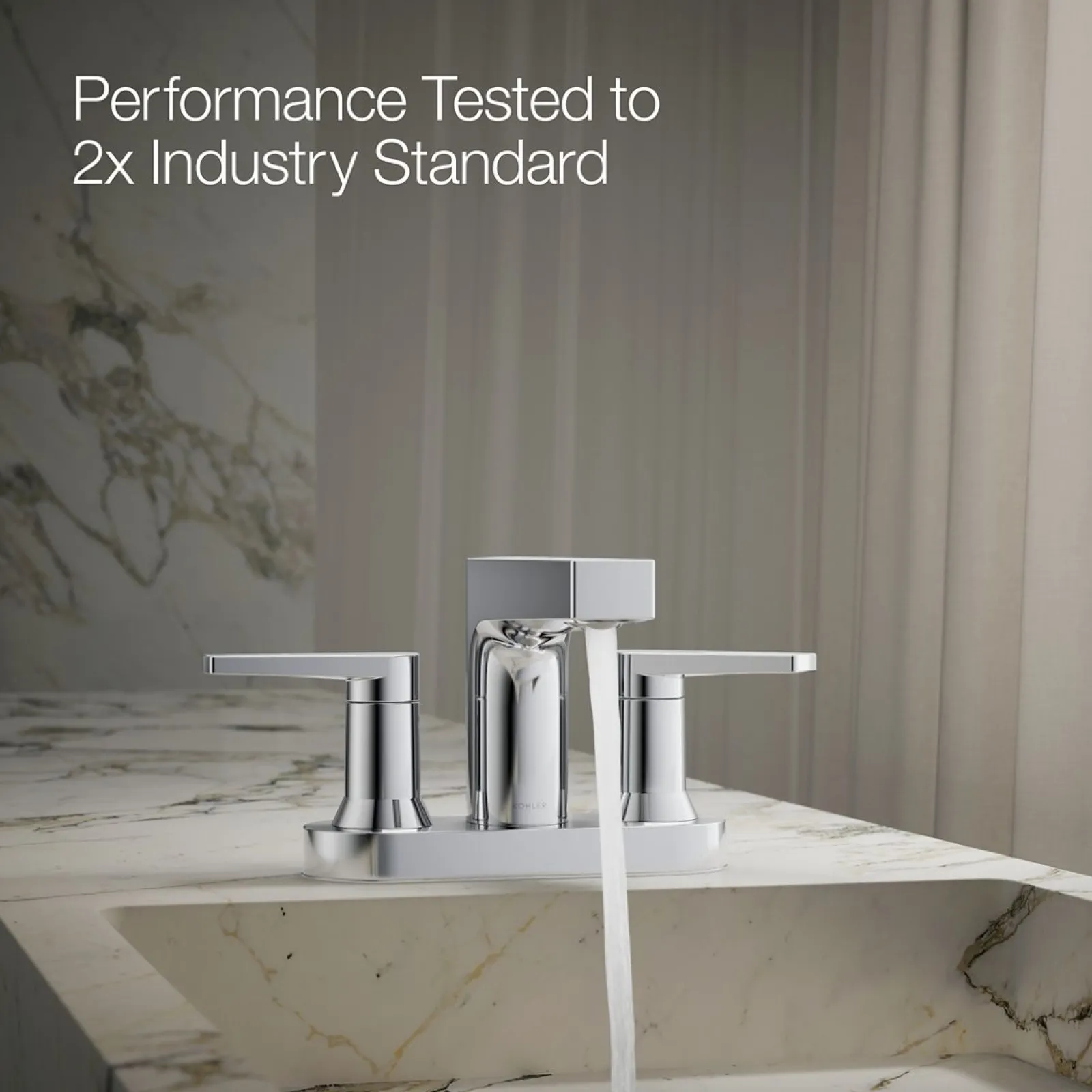 Centerset bathroom sink faucet, 1.2 gpm^Kohler Clearance