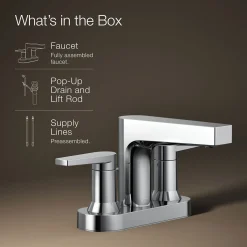 Centerset bathroom sink faucet, 1.2 gpm^Kohler Clearance