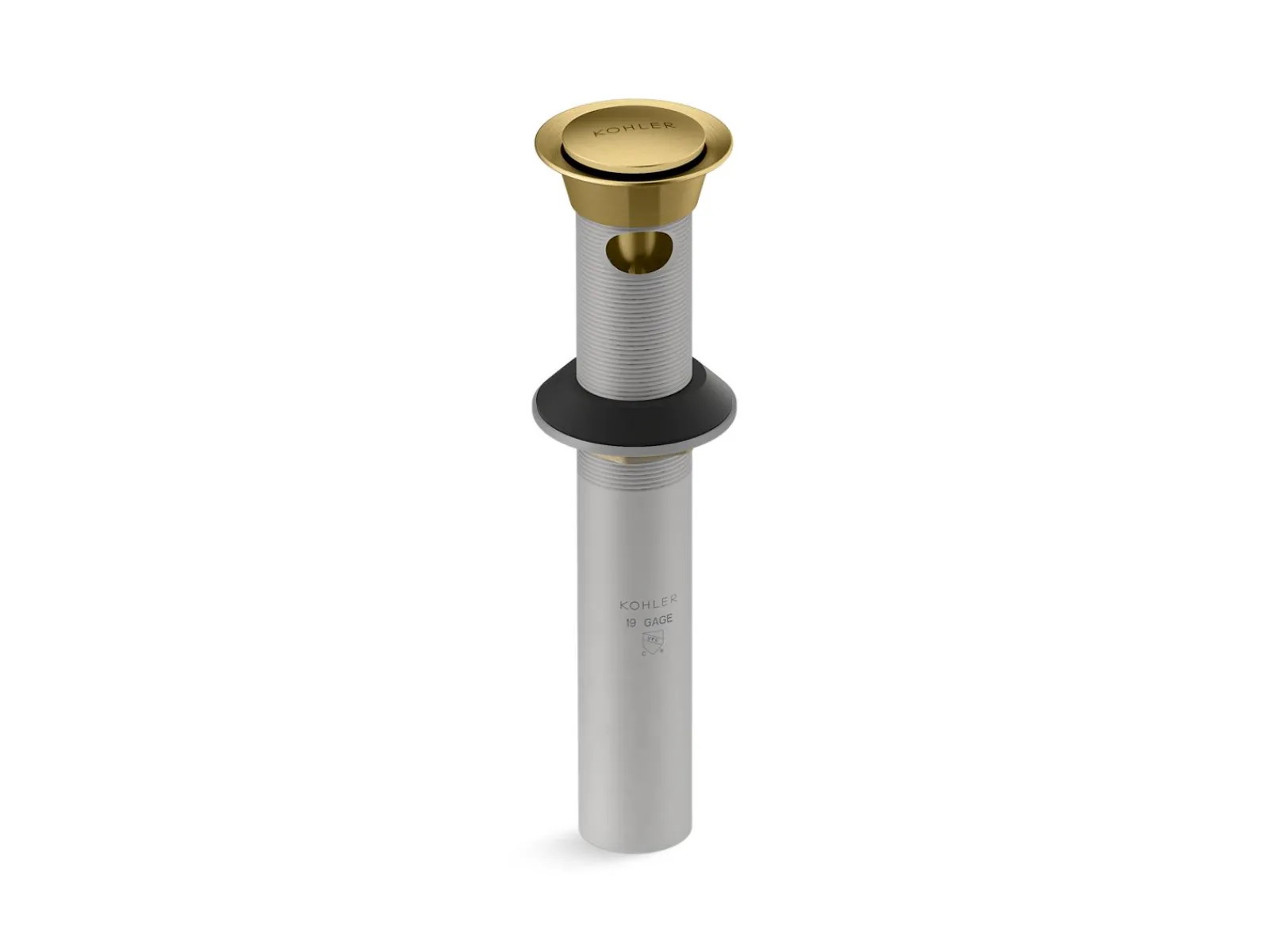 Clicker drain with overflow^Kohler Clearance