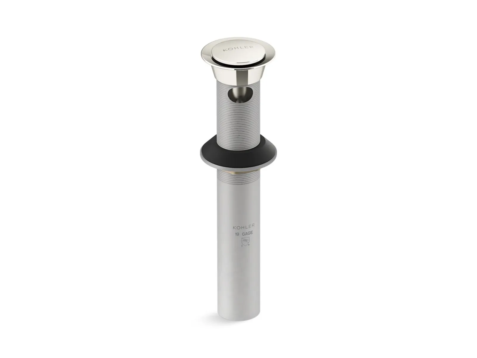 Clicker drain with overflow^Kohler Clearance