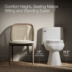 ContinuousClean ST one-piece compact elongated toilet, 1.28 gpf^Kohler