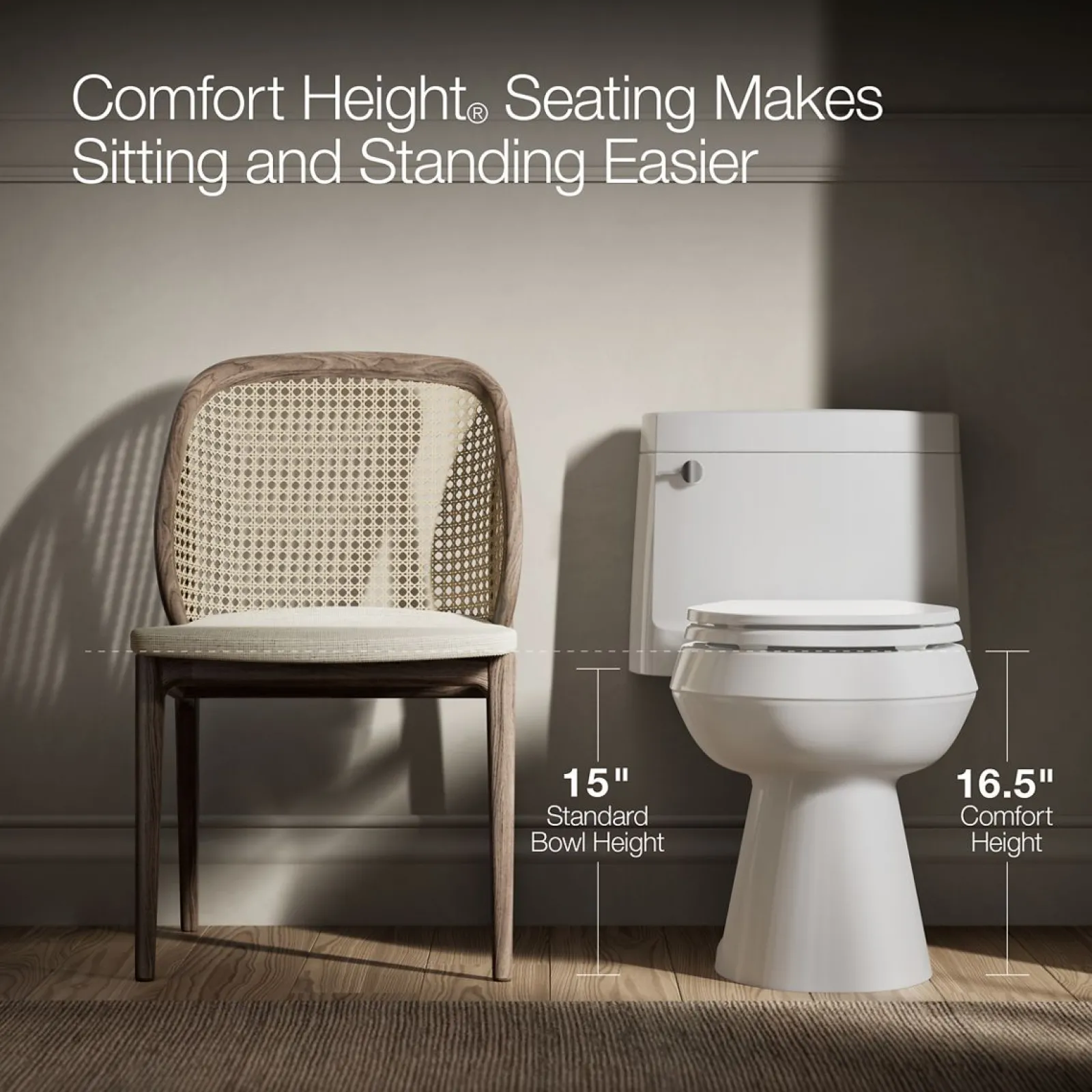 ContinuousClean ST one-piece compact elongated toilet, 1.28 gpf^Kohler