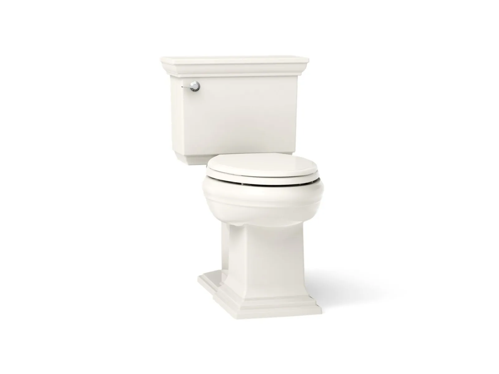 ContinuousClean ST two-piece elongated toilet with concealed trapway, 1.28 gpf^Kohler Outlet