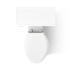 ContinuousClean ST two-piece elongated toilet with concealed trapway, 1.28 gpf^Kohler Outlet