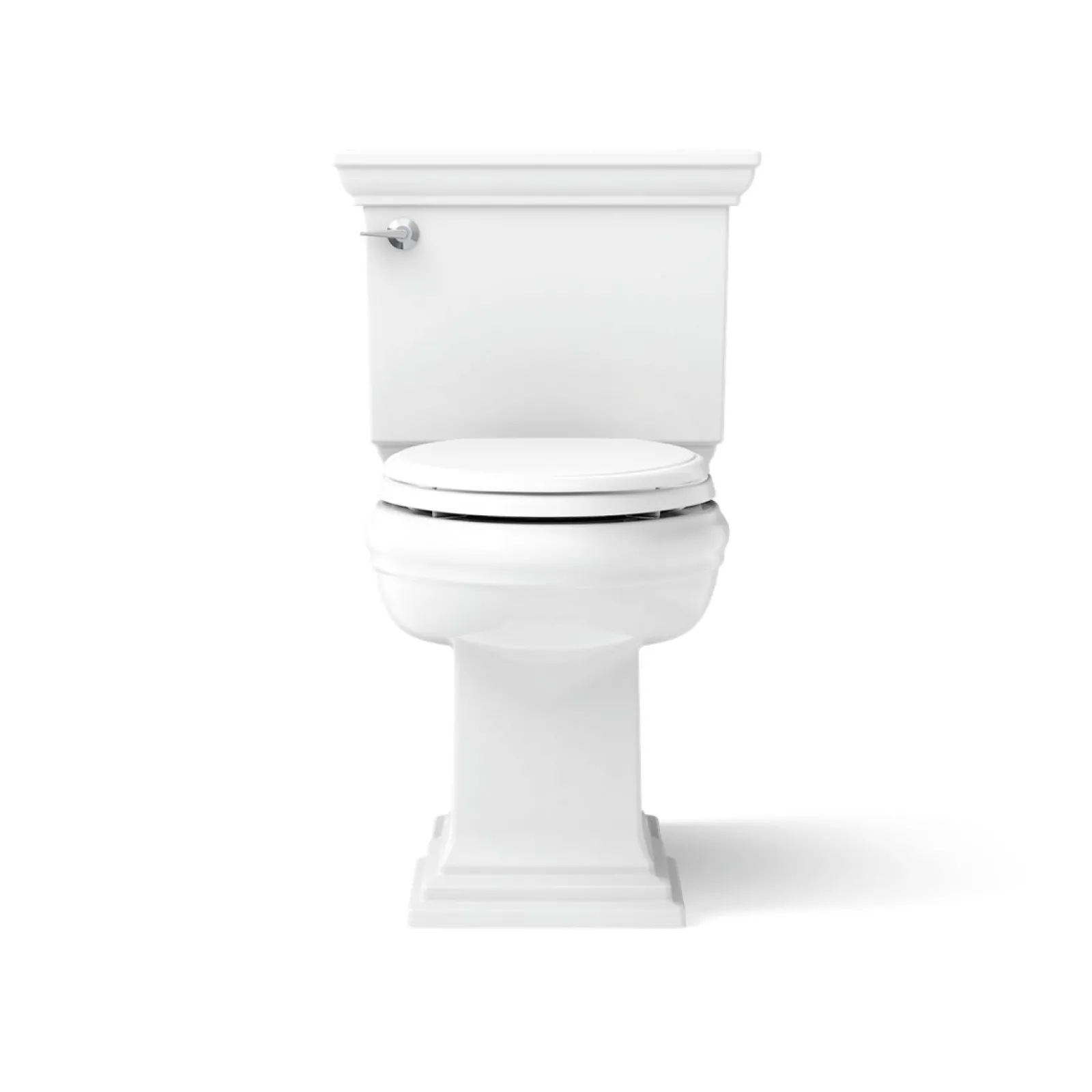 ContinuousClean ST two-piece elongated toilet with concealed trapway, 1.28 gpf^Kohler Outlet