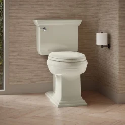 ContinuousClean ST two-piece elongated toilet with concealed trapway, 1.28 gpf^Kohler Outlet
