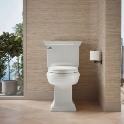 ContinuousClean ST two-piece elongated toilet with concealed trapway, 1.28 gpf^Kohler Outlet