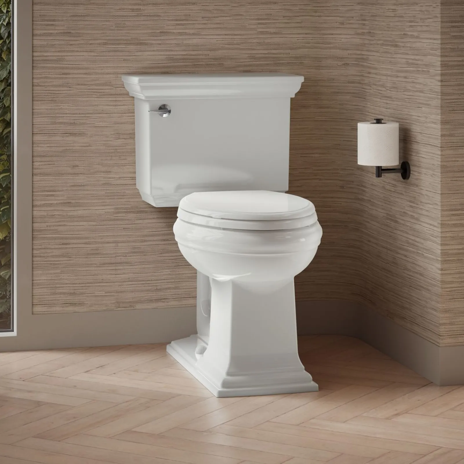 ContinuousClean two-piece elongated toilet, 1.28 gpf^Kohler Online
