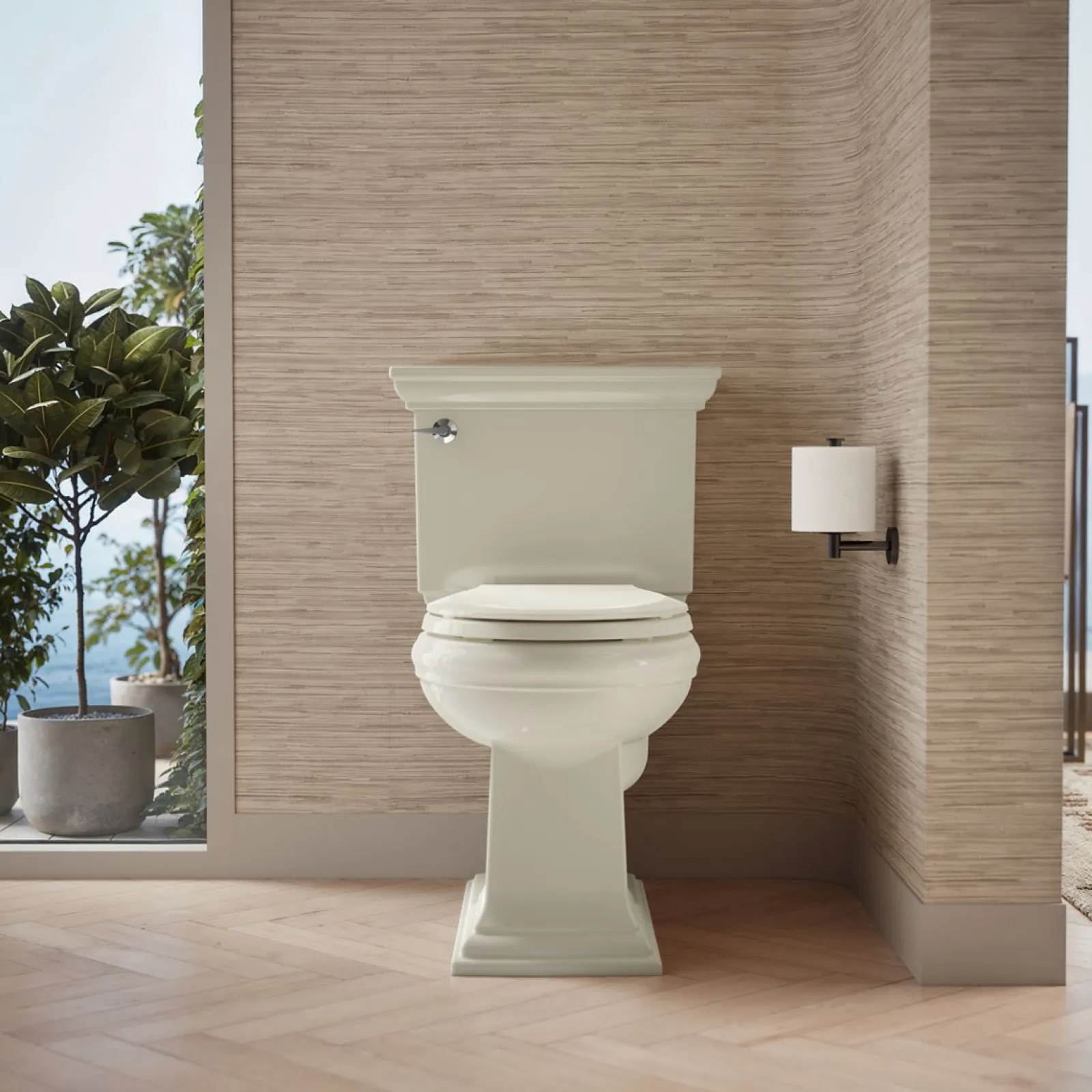ContinuousClean two-piece round-front toilet, 1.28 gpf^Kohler Sale