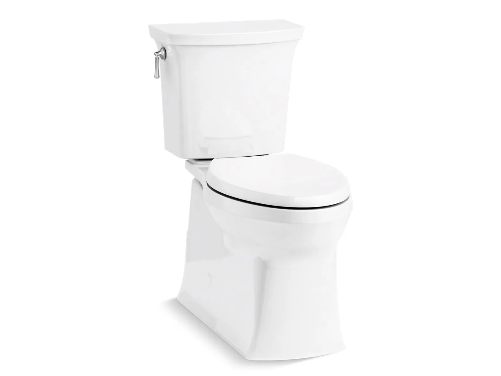 ContinuousClean XT two-piece elongated toilet with skirted trapway, 1.28 gpf^Kohler Online