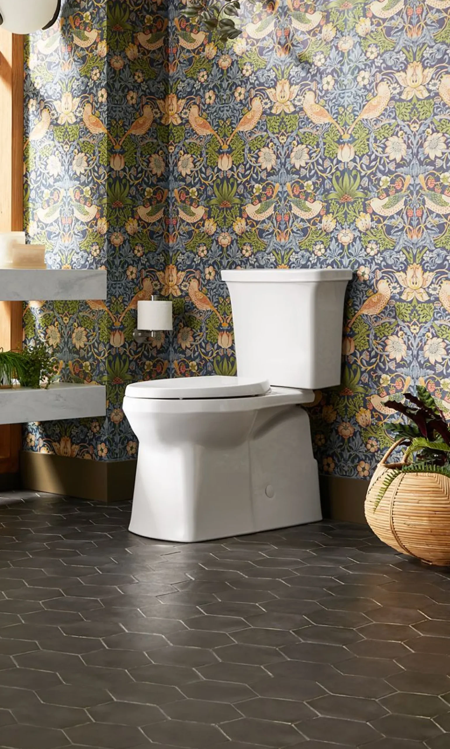 ContinuousClean XT two-piece elongated toilet with skirted trapway, 1.28 gpf^Kohler Online