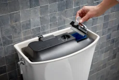ContinuousClean XT two-piece elongated toilet with skirted trapway, 1.28 gpf^Kohler Online